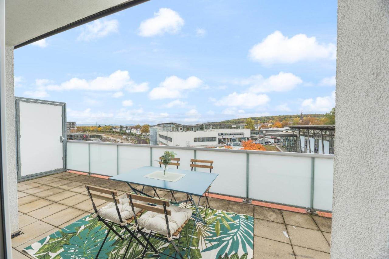 Design-Apartment - Kueche - Dachterrasse - Zentral ไลน์เฟลเดิน-เอคเทอร์ดิงเงน ภายนอก รูปภาพ
